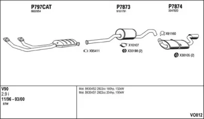 Система выпуска ОГ FENNO купить