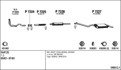 Система выпуска ОГ FENNO купить