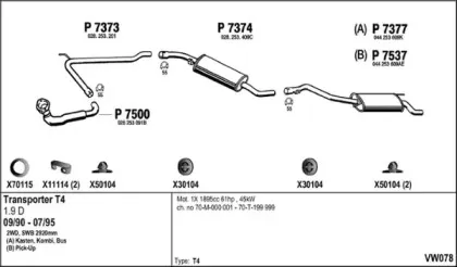 Система выпуска ОГ FENNO купить