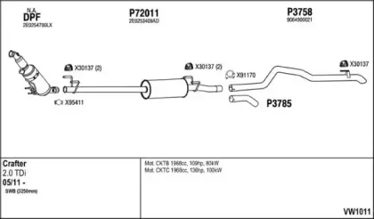 Система выпуска ОГ FENNO купить