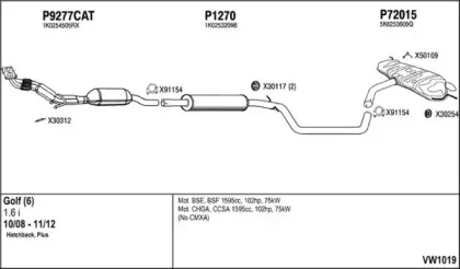 Система выпуска ОГ FENNO купить