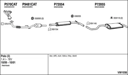 Система выпуска ОГ FENNO купить