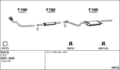 Система выпуска ОГ FENNO купить