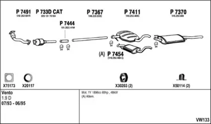 Система выпуска ОГ FENNO купить