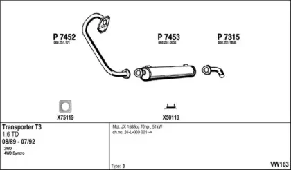 Система выпуска ОГ FENNO купить