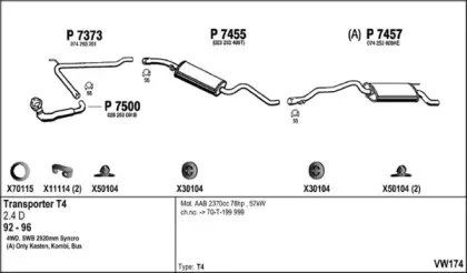 Система выпуска ОГ FENNO купить