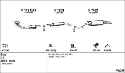 Система выпуска ОГ FENNO купить