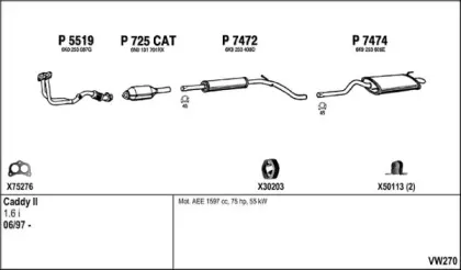 Система выпуска ОГ FENNO купить