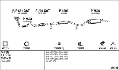 Система выпуска ОГ FENNO купить