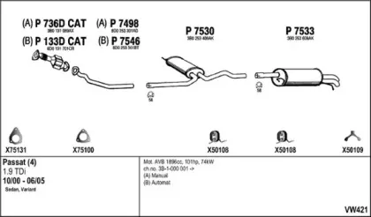 Система выпуска ОГ FENNO купить
