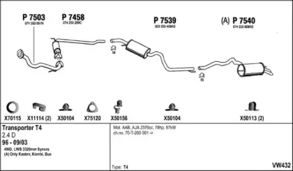 Система выпуска ОГ FENNO купить