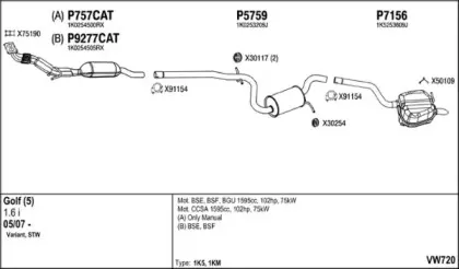 Система выпуска ОГ FENNO купить