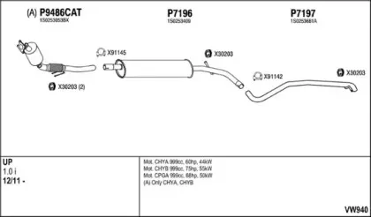 Система выпуска ОГ FENNO купить