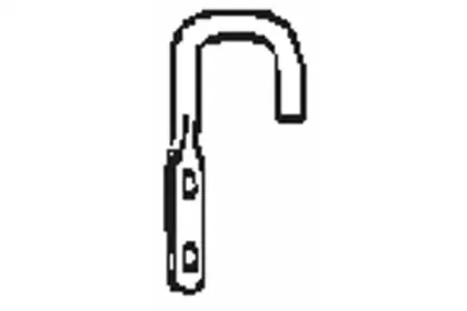 Кронштейн, труба выхлопного газа FENNO купить