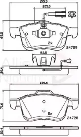 Комплект тормозных колодок, дисковый тормоз COMLINE купить