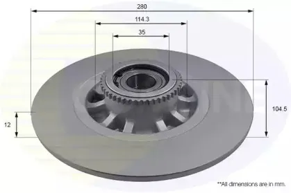 Тормозной диск COMLINE купить