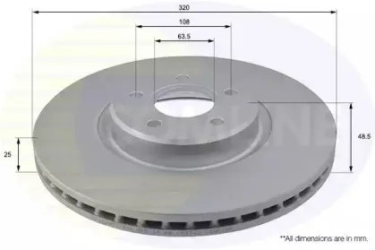Тормозной диск COMLINE купить