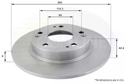 Тормозной диск COMLINE купить
