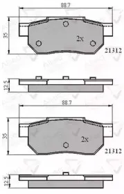 Комплект тормозных колодок, дисковый тормоз COMLINE купить