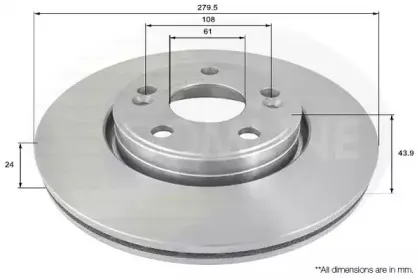 Тормозной диск COMLINE купить