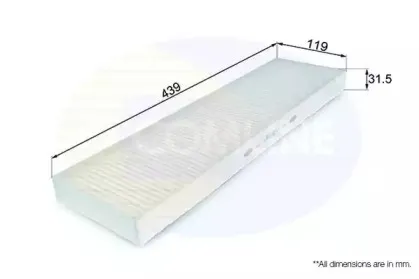 Фильтр, воздух во внутренном пространстве COMLINE купить