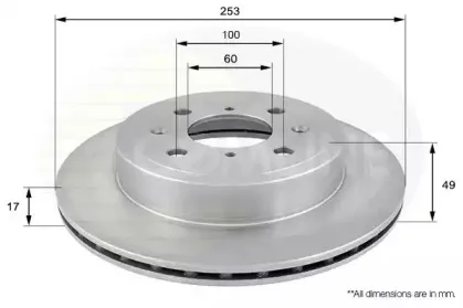 Тормозной диск COMLINE купить