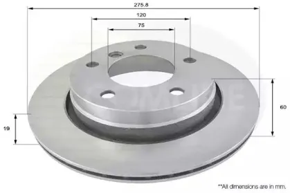 Тормозной диск COMLINE купить