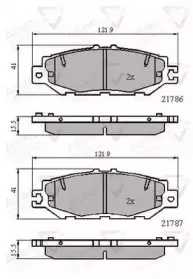 Комплект тормозных колодок, дисковый тормоз COMLINE купить