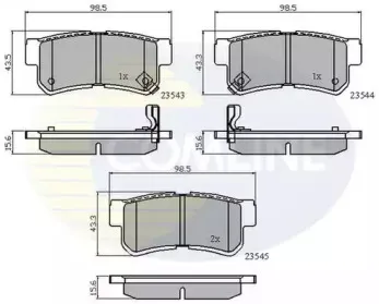 CBP31126 Comline - Гальмівні колодки до дисків COMLINE купить