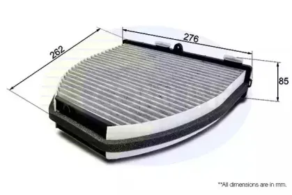 EKF176A Comline - Фільтр салону ( аналогWP9335/LAK413 ) COMLINE купить