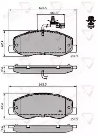 Комплект тормозных колодок, дисковый тормоз COMLINE купить