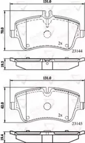 Комплект тормозных колодок, дисковый тормоз COMLINE купить