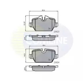 CBP01710 Comline - Гальмівні колодки до дисків COMLINE купить