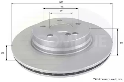 Тормозной диск COMLINE купить