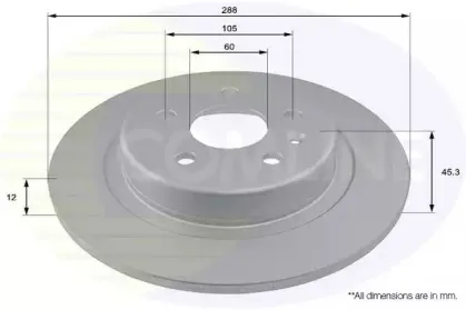 Тормозной диск COMLINE купить