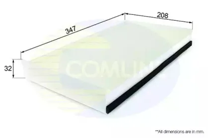 EKF279 Comline - Фільтр салону ( аналогWP9222/LA229 ) COMLINE купить