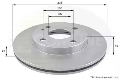 Тормозной диск COMLINE купить