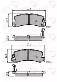 Комплект тормозных колодок, дисковый тормоз COMLINE купить