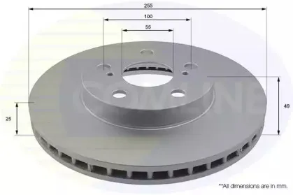 Тормозной диск COMLINE купить