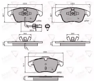 Комплект тормозных колодок, дисковый тормоз COMLINE купить