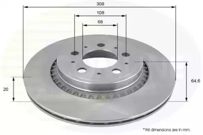 Тормозной диск COMLINE купить