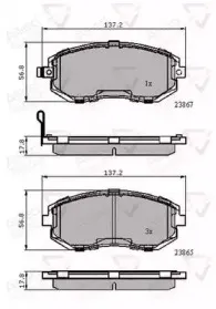 Комплект тормозных колодок, дисковый тормоз COMLINE купить