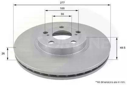 Тормозной диск COMLINE купить