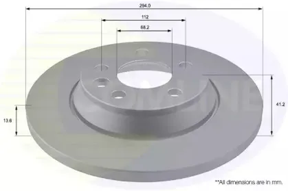 Тормозной диск COMLINE купить