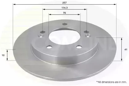 Тормозной диск COMLINE купить