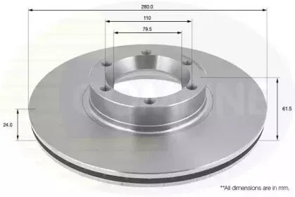Тормозной диск COMLINE купить