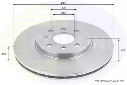Тормозной диск COMLINE купить