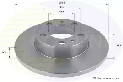 Тормозной диск COMLINE купить
