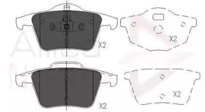 Комплект тормозных колодок, дисковый тормоз COMLINE купить