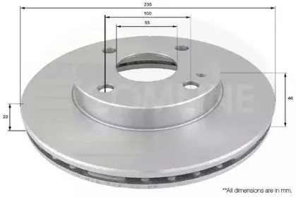 Тормозной диск COMLINE купить